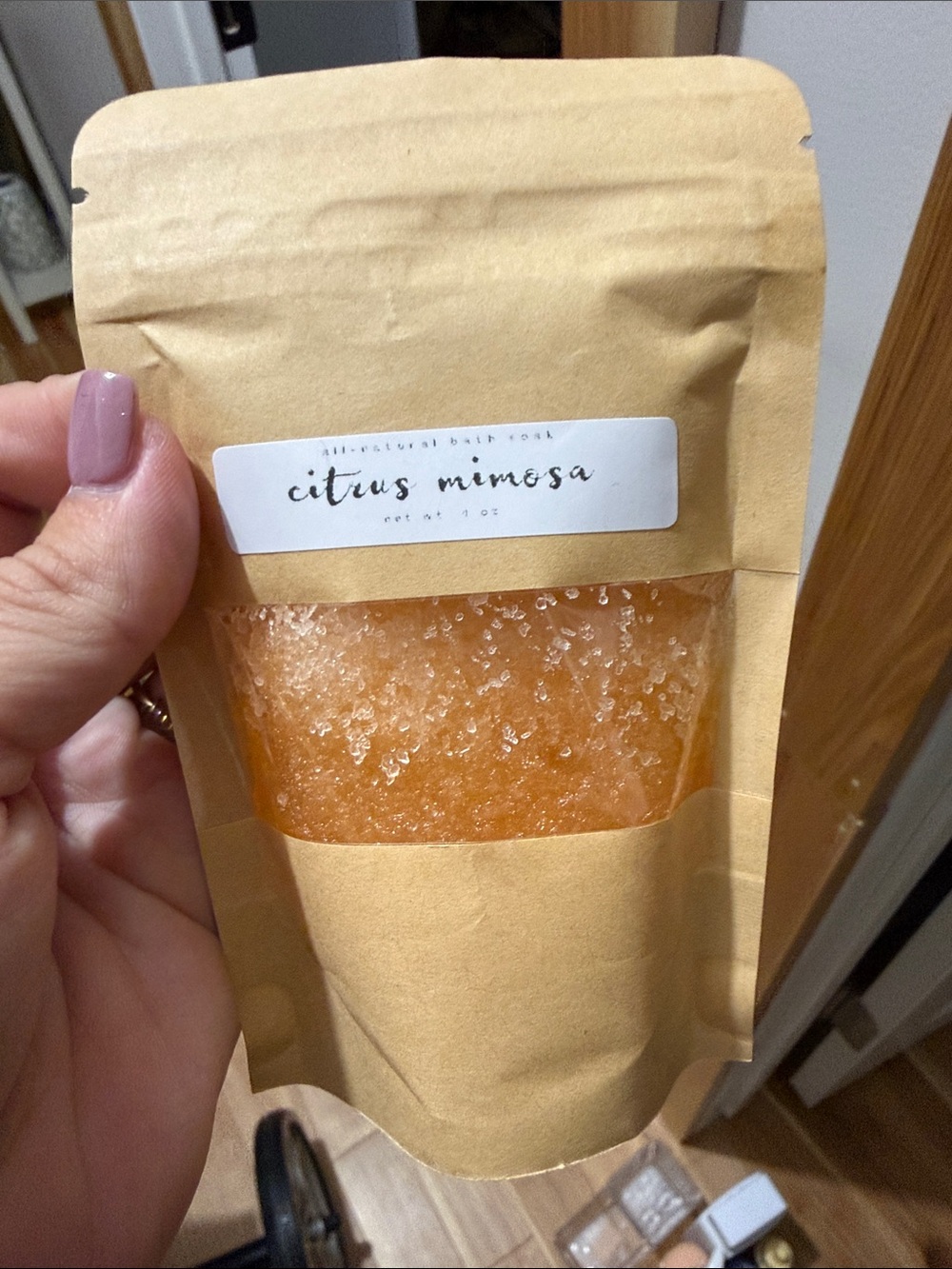Citrus Mimosa Bath Soak - Natural Orange Bath Soak- Unopened